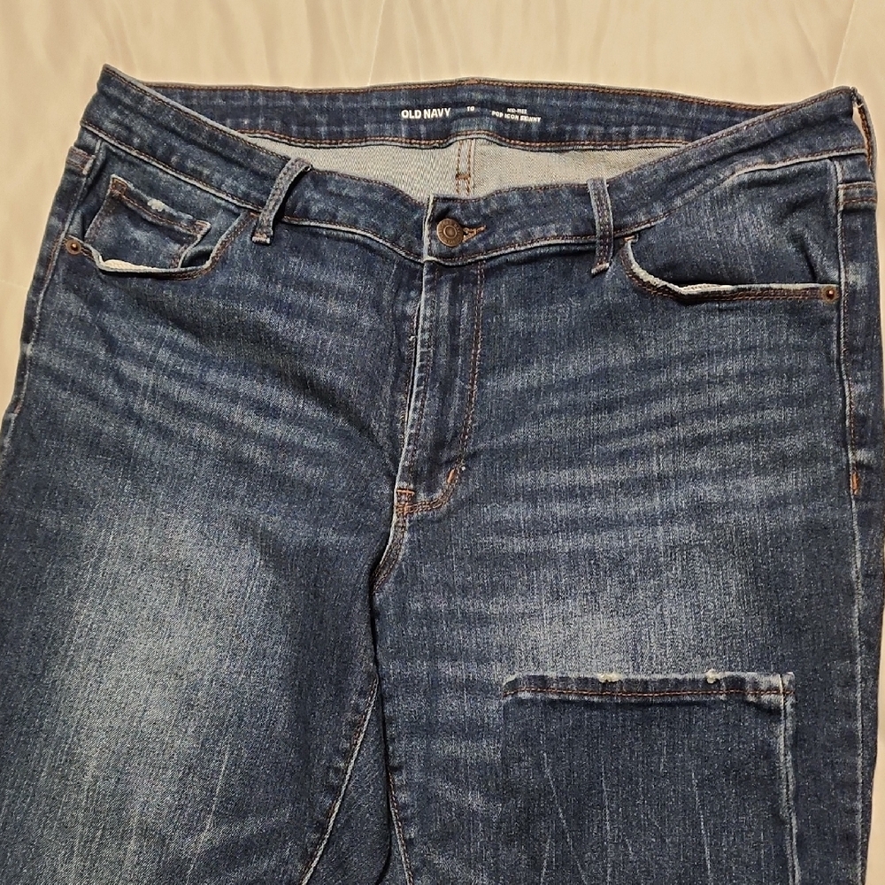 Old Navy Women's Dark Blue Skinny Jeans